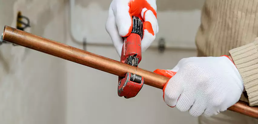 Temporary Copper Pipe Repair St. Cloud, MN